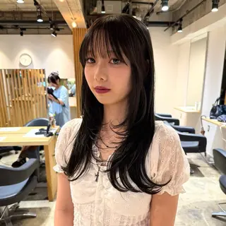 ロング カラー ANY所属・透明感カラー sayaᯓ★のヘアスタイル