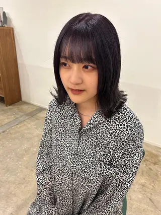 ミディアム 築地 なずなのヘアスタイル