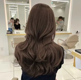 ロング カラー 韓国顔まわり/前髪 /レイヤー/いつきのヘアスタイル