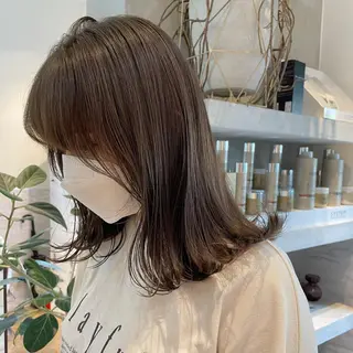 ミディアム カラー 🫧透明感ヘア🫧 🧸竹花　彩希🧸のヘアスタイル