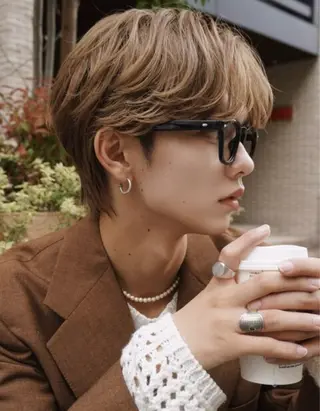 パーマ メンズ 縮毛矯正/カット/ 韓国ヘア/蛯原🍤のヘアスタイル