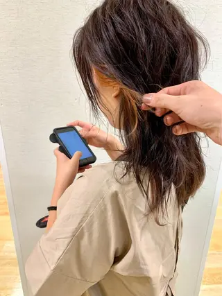 セミロング 福元友梨 ディレクター✂️のヘアスタイル