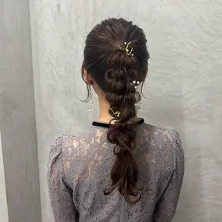 ヘアアレンジ Haruka髪質改善 ヘアセット♡のヘアスタイル