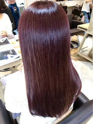 セミロング カラー 【艶髪、髪質改善✨】 Zina杉川のヘアスタイル