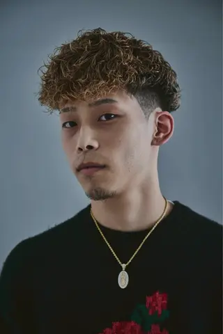 ショート カラー パーマ メンズ damdee tokyo北千住店所属・TSUNE 【メンズ･北千住】のヘアスタイル