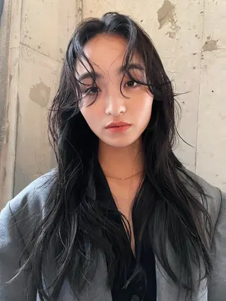 ロング パーマ ヘアアレンジ sano rikitoのヘアスタイル