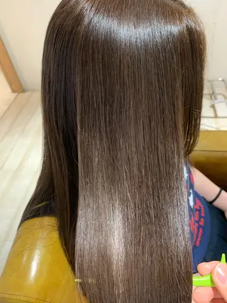 ロング カラー パーマ Lily hair design所属・🩰淡色カラー/ 南ゆかり(女性のみ)のヘアスタイル