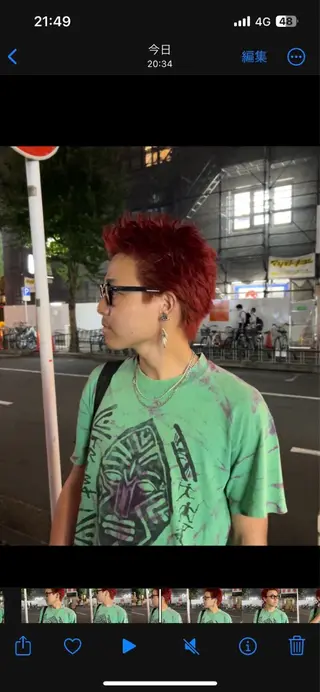 ショート メンズ 名古屋栄/ブリーチ/ ボブ🧃木下桃嘉のヘアスタイル