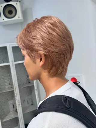カラー メンズ 原宿 艶カラー🫧 ちり🍎のヘアスタイル