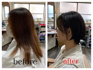 ショート 磧本 祐里恵のヘアスタイル