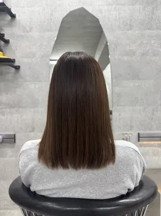 ミディアム 表参道/中明度カラー /レイヤー/Youのヘアスタイル