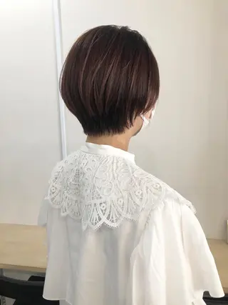 ショート カラー ボブ/ミニボブ/ 立河今日子のヘアスタイル