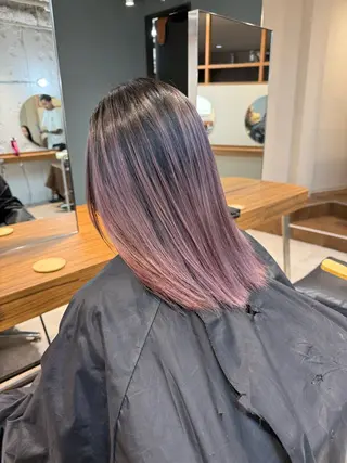 ミディアム カラー 岡本 太陽☀️のヘアスタイル