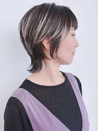 ショート ウルフ／レイヤー 🐺🌀寺門和紗のヘアスタイル