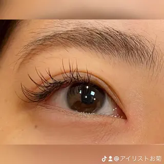 マツエク・マツパ Glitter所属・菊入明海/マツパ/眉 ワックスのマツエク・マツパデザイン