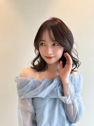 セミロング カラー ✂️似合わせの魔術師 石田一樹✂️のヘアスタイル