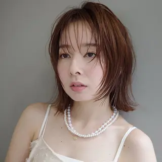 ショート カラー HAIR&MAKE.sia所属・心斎橋ボブ 好原良真のヘアスタイル