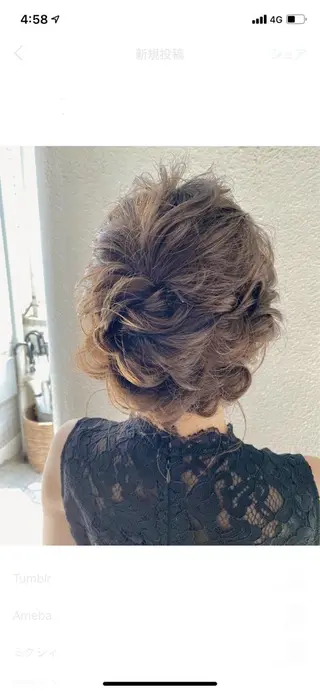 ロング 髪質改善/艶カラー 🎀ヘアアレンジ🎀のヘアスタイル