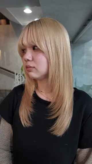 ロング カラー You/中明度カラー 🎨3ヶ月持つカットのヘアスタイル