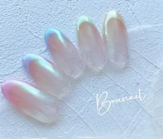 ミディアム ネイル＆アイラッシュ ボネール Bounail 田町・三田店所属・Okochi 💅🏻✨のネイルデザイン