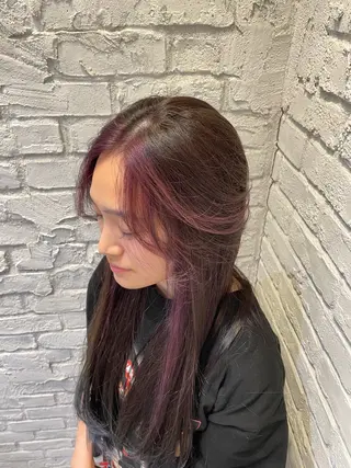 ロング カラー AKITO /溝の口駅のヘアスタイル