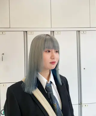 セミロング カラー nanaka :のヘアスタイル