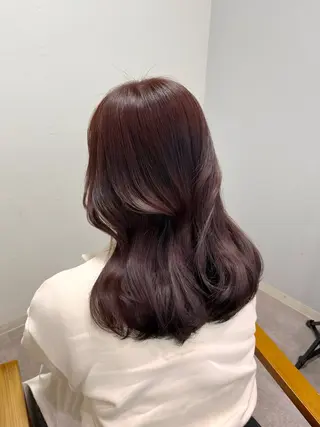 セミロング カラー ヘアアレンジ 愛されカラー🩷 はるなのヘアスタイル