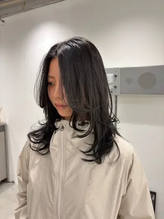 ミディアム カラー カズキ/天神/ボブ /レイヤー/メンズのヘアスタイル