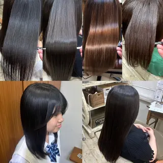 ロング パーマ classic所属・髪質改善個室サロン' 縮毛矯正・艶カラーのヘアスタイル