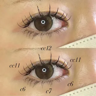 マツエク・マツパ 𝐒𝐡𝐮𝐫𝐢 ✿のマツエク・マツパデザイン