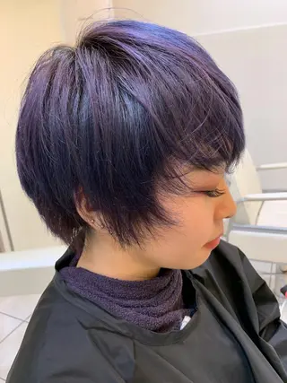 ショート カラー 艶髪クリエイター🪽 秋田 聖也のヘアスタイル