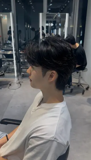 ショート パーマ メンズ 似合わせパーマ🔥 河浪  大智のヘアスタイル