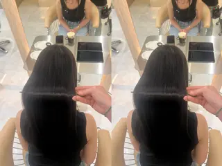 セミロング D.I.E.V.A 渋谷所属・💕韓国レイヤー× 髪質改善 宮内諒のヘアスタイル