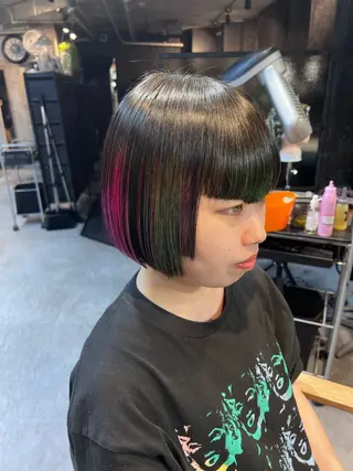 カラー 🫐ハイトーンカラー RIRIKA🌻のヘアスタイル