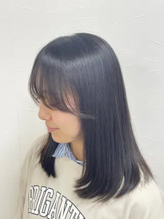 ミディアム ☁️MIZUKI‎ ☁️髪質改善のヘアスタイル