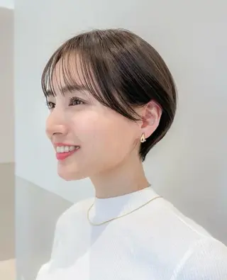 ショート レイヤー/顔周り/ 透明感/ののか💞のヘアスタイル