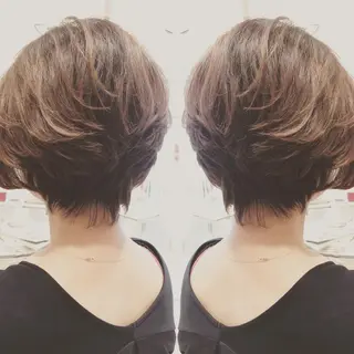 ショート カラー SHO担当髪質改善 東加古川アーティブのヘアスタイル