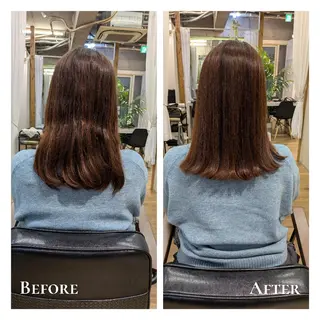 セミロング Cafu hair Tachi所属・有馬 葵のヘアスタイル