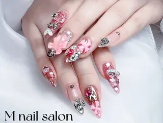 ネイル M🌷nail 長さだし専門店のネイルデザイン
