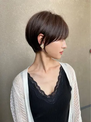 ショート けいし🐬ボブ 美髪縮毛矯正のヘアスタイル