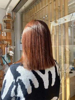 セミロング カラー hair&make SHiN所属・カットモデル募集💫 愛利のマツエク・マツパデザイン