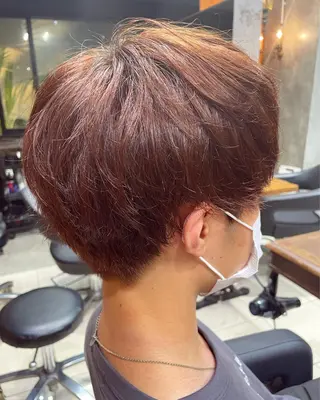 メンズ 髪質改善カラー&TR 縮毛矯正/弱酸性矯正のヘアスタイル