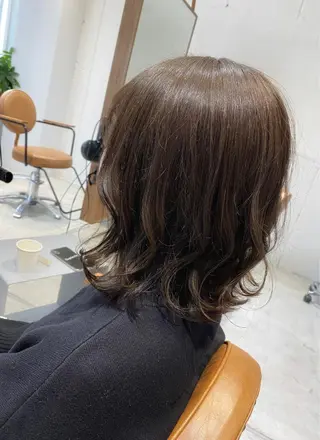 ミディアム カラー kico home 肥後橋店所属・似合わせレイヤー 阿波座/ふじむらのヘアスタイル