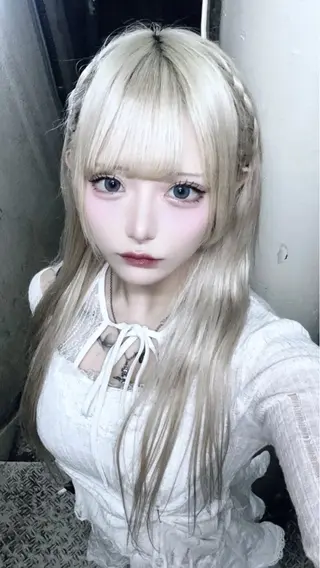 ロング カラー ✨Tiam渋谷✨ しゅけ／ハイトーンのヘアスタイル