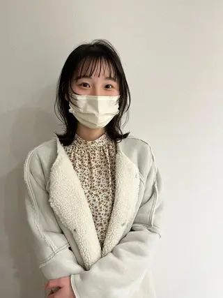 ミディアム メンズハイトーン/栄 /イトウタケルのヘアスタイル