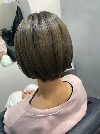 ショート ショート✨縮毛矯正 メゾンカシミヤ宮崎のヘアスタイル