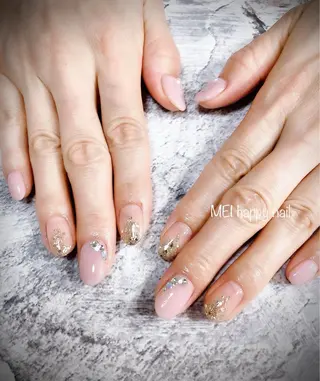 ネイル 北浦和 自爪育成ケアのネイルデザイン