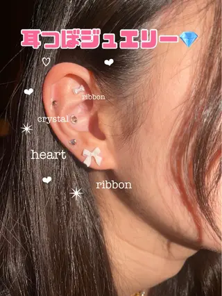 N〜Nail&Eyelashサロン〜所属・💎N💎アイ&耳. ボディージュエリーのマツエク・マツパデザイン