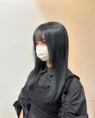 ロング カラー organic  mind所属・松本 菜花のヘアスタイル