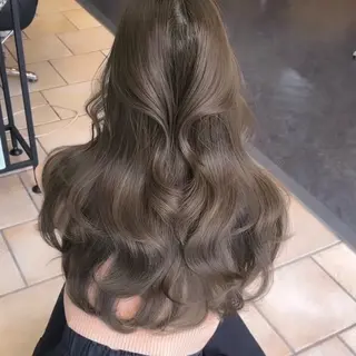 ロング カラー ヘアアレンジ メンズ/メッシュ ‪‪/セット/aoiのヘアスタイル